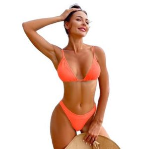 New three-piece <b>bikini</b> <b>set</b>, high-end beach vacation swimsuit, women's two-piece swimsuit, sexy. - Product Image 5