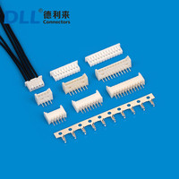 Conector Vertical DIP PA66 AC/DC de 1.25V, Paso de 1.25MM, 1A, Modelo MH1.25, 12512WS-10B, 12512WS-11B, 12512WS-12B, 12512WS-13B