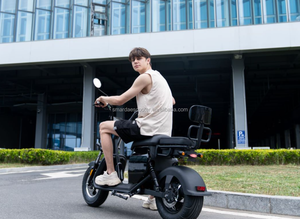 Scooter électrique urbain tout-terrain avec batterie au lithium étanche, conception à deux roues, suspension intégrale, vitesse maximale de 25 km/h - Product Image 5