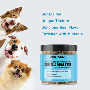 Compléments alimentaires pour animaux de compagnie personnalisés, gommes multivitaminées pour chiens et chats, absorption rapide, calcium, huile de poisson, soins dentaires buccaux - Product Image 5