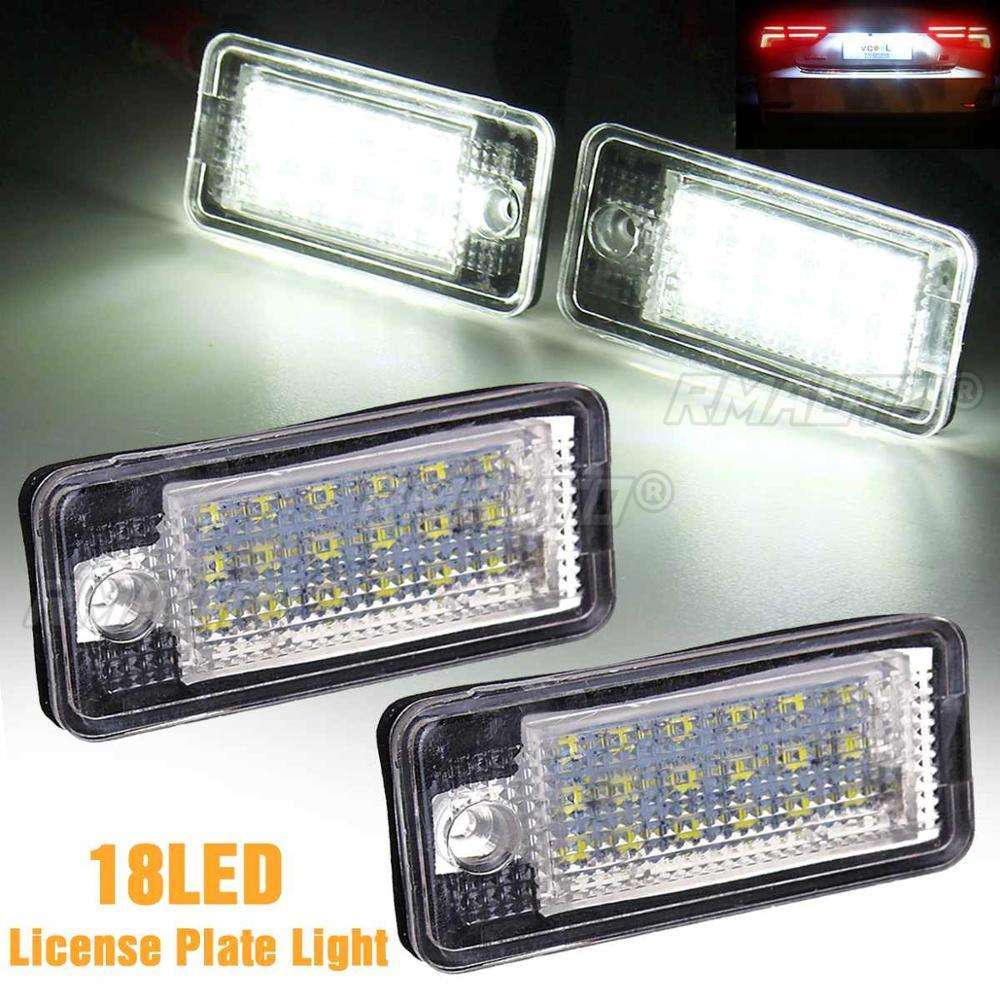 2pcs Led License Plate Light Number Plate Lamp for Audi A3 A4 S4