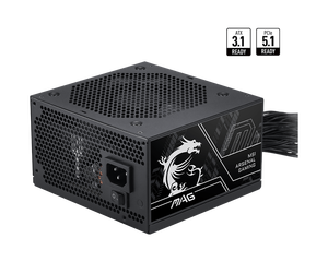 Nouvelle alimentation électrique modulaire complète M SI A650BN PCIE5 III ATX3.1 80 PLUS Bronze ATX 3.1&PCIe 5.1 à faible bruit pour PC de bureau - Product Image 4