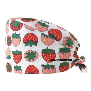 หมวกพยาบาลแบบคลาสสิก ผ้าฝ้าย ลายน่ารัก สำหรับบุคลากรทางการแพทย์ - Product Image 6