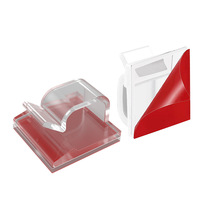 Pince de câble en silicone auto-adhésive 3M Pince d'organisation de câble en plastique nylon pour le câblage de la voiture