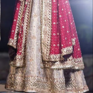 Atiya libas สวยอินเดีย/ปากีสถาน acetate lehenga & choli กับการเย็บปักถักร้อย dozarzi สำหรับงานแต่งงาน-2019 - Product Image 6