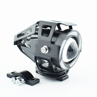 Phare universel de Moto LED U7 lumières de Moto colorées pour scooter Moto antibrouillard Angel Devil eyes LED clignotant externe