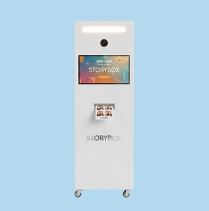 Kiosque photo intelligent StoryBasic, cadre métallique 130 kg, compatible avec les appareils photo reflex numériques, borne d'impression instantanée pour mariages, fêtes et promotions - Product Image 3