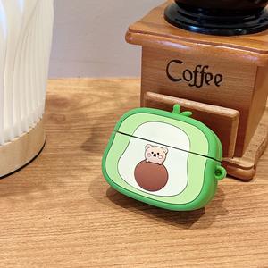Étui de dessin animé 3D pour <span class=keywords><strong>Airpods</strong></span> Pro mignon petit ours <span class=keywords><strong>avocat</strong></span> accessoires de couverture d'écouteurs avec Silicone pour étui <span class=keywords><strong>Airpods</strong></span> - Product Image 5