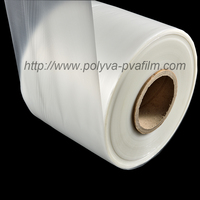 Film Shrink Wrap Polyva yang Larut dalam Air, Kantong Larut dalam Air, Film PVA yang Larut dalam Air