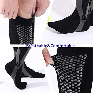Custom Moisture Wicking Breathable Medical Sport Compression Socks Men Women Compression Stocking Nurse Socks For Edema Travel