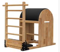 Appareil de Pilates Maple, Reformer personnalisé, Équipement de Pilates, Structure en alliage d'aluminium, Ladder Barrel de Pilates, pour studio de Pilates de haut niveau