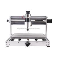 Fresadora CNC 3018 MAX de 3 Ejes con Estructura de Aluminio, Placa de Control GRBL y Motor de Husillo Único para Plástico, Madera, Acrílico, PVC y PCB