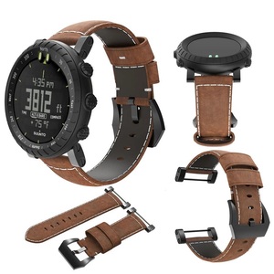 Bracelet de montre en cuir véritable Crazy Horse, accessoires de bracelet, sangle de remplacement pour <span class=keywords><strong>Suunto</strong></span> <span class=keywords><strong>Core</strong></span> - Product Image 1