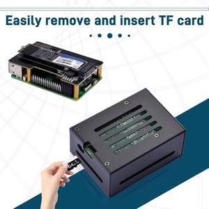 علبة معدنية GeeekPi N04 لجهاز Raspberry <span class=keywords><strong>Pi</strong></span> 5 مع دعم PCIe M.2 Key-M NVMe SSD للتركيب السفلي، يدعم أحجام 2230/2242/2260/2280، صنع في الصين - Product Image 4