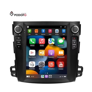 Autoradio Android Podofo 9.7 Pollici per Mitsubishi <span class=keywords><strong>Outlander</strong></span> 2008-2015 con Carplay Wireless, Android <span class=keywords><strong>Auto</strong></span>, GPS, Wifi, Hifi, FM, RDS - Product Image 1