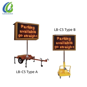 Nhà Máy bán hàng trực tiếp di động năng lượng mặt trời Trailer Trailer gắn <span class=keywords><strong>LED</strong></span> hiển thị Roof mounted biến tin nhắn đăng - Product Image 4