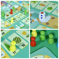 Fournisseurs d'usine – Jeu de société classique Ludo en bois de haute qualité avec plateau et pions – Jeux de société pour la famille