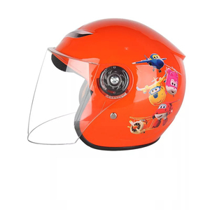 Hot bán <span class=keywords><strong>3</strong></span>/4 mở nửa mặt điện xe máy Mũ bảo hiểm ABS Mũ bảo hiểm an toàn cho trẻ em 5-13 tuổi trẻ em trẻ em - Product Image 2