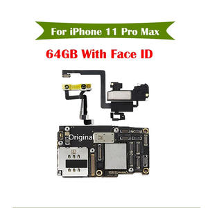 เหมาะสำหรับ <span class=keywords><strong>iPhone</strong></span> 11 Pro 11 PRO <span class=keywords><strong>MAX</strong></span> ปลดล็อคไม่ได้รับการซ่อมแซมไม่มีรหัสพร้อมจดจำใบหน้าเมนบอร์ดโทรศัพท์มือถือ - Product Image 2