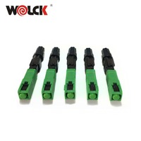 Conector rápido de fibra óptica FTTH, 3m SC LC FC PC APC, precio de fábrica