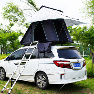 Tente de toit triangulaire en toile <span class=keywords><strong>Volkswagen</strong></span> pour SUV 4x4 tout-terrain, imperméable, pour <span class=keywords><strong>camping</strong></span> en extérieur, 4 personnes, été, quatre saisons - Product Image 3