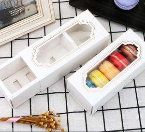 Caja de Embalaje para Macarons Personalizada al por Mayor con Ventana para Pastelería, Tienda de Galletas y Pasteles, MOQ de 100 Piezas - Product Image 2