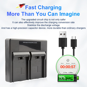 <span class=keywords><strong>Chargeur</strong></span> double RingTeam EN-EL2 avec écran LCD, <span class=keywords><strong>chargeur</strong></span> de <span class=keywords><strong>batterie</strong></span> ENEL2 pour appareils photo <span class=keywords><strong>Nikon</strong></span> E2500 E3500 E3100 E3200 CCD2500 3500 - Product Image 3