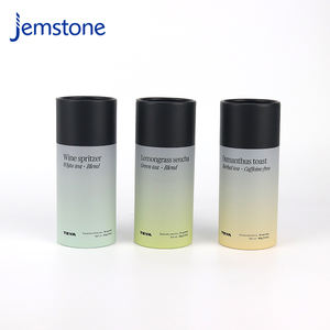 Custom Design Food Grade Packaging Recyclable Capsule Kraft Cardboard Coffee Beans Loose Tea Packaging <b>Protein</b> <b>Powder</b> Tube - Product Image 3