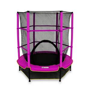Trampoline d'entraînement intérieur personnalisable Weleap avec filet de sécurité, petit trampoline pour enfants, fabriqué en PP durable - Product Image 6