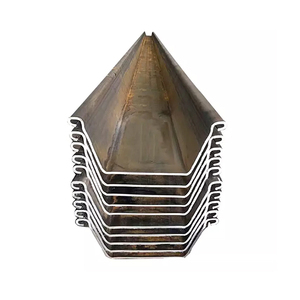 Pilotes de Acero en Forma de U (Grados S235/S355) para Soluciones de Control de Aguas, Servicios de Soldadura y Corte, Normas ASTM/JIS/DIN/GB - Product Image 3