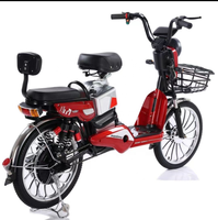 Vélo Électrique Urbain 500W Sans Balais en Acier, Batterie Plomb-Acide 48V 20AH, Grand Écran LCD Numérique, Frein à Tambour - Grande Vente
