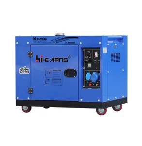 6KW/7KVA 8500 einphasig 6.5KW hiearns stille diesel generator