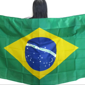 Оптовая продажа, полиэфирные высококачественные дешевые летающие уличные футбольные национальные флаги - Product Image 1