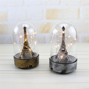 Tour Eiffel de Style rétro pour enfants, veilleuse alimentée par batterie, lumière Led de modélisation, décoration, cadeau de nouvel an - Product Image 4