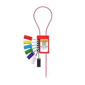 Dispositif de verrouillage de câble réglable à isolation de sécurité à main Elecpopular avec câble en acier inoxydable pour grande vanne industrielle