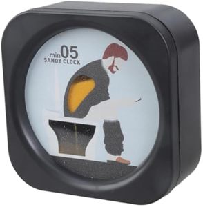 Timer a Clessidra Divertente a Forma di WC, Orologio a Sabbia LED da 5 Minuti, Controllo Touch in ABS, Ricaricabile USB, Decorazione Creativa per Bagno e Casa - Product Image 1