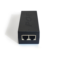 Injektor PoE Gigabit Aktif Tincam 52V 288mA 10/100/1000Mbps IEEE 802.3af/at 30W Kompatibel untuk Kamera IP/Ponsel