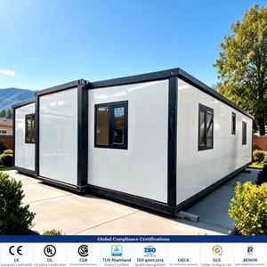 Casa Contenedor Modular Expandible de 30 Pies, 4 Dormitorios, Galvanizada, Plegable, Móvil, Prefabricada, Precio Directo de Fábrica - Product Image 1