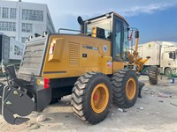 Niveleuse à moteur XCMG GR180 d'occasion, 140 kW, 15 tonnes, largeur de lame 3,66 m, moteur d'origine, engin de construction à vendre