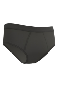 Calzoncillos bóxer de corte medio para hombre, color negro sólido, de punto, con spandex y algodón, sin costuras. - Product Image 2