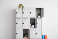 Serrure à combinaison mécanique à 4 chiffres étanche antivol MK718 pour casier de gym, armoire à dossiers, avec clé maîtresse