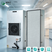 Unité de filtration HEPA FFU pour salle blanche, hotte à flux laminaire, ventilateur centrifuge à entraînement direct, faible bruit, vitesse réglable, plafond HVAC