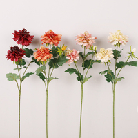 Cadeau d'anniversaire, 3 têtes de pivoine en soie artificielle pour la décoration de la maison, la décoration de mariage et l'arrangement floral