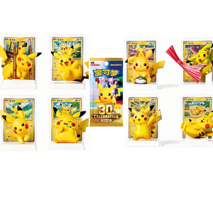Set di Miniature Decorative Collezionabili della Serie Pokemoned Painted Dreams, 30° Anniversario, Figure di Pika Chu Originali - Product Image 2