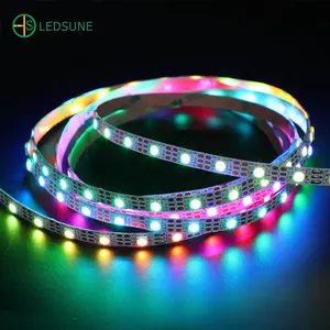 5V WS2812B 7,6mm dünne Leiterplatte 60 Pixel Digital Dream color Programmier bar ARGB WS2812 Adressierbare Pixel band RGB LED-Streifen leuchten