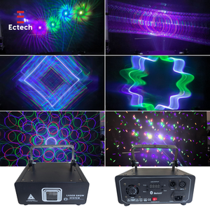 Lumière laser portable LED RGB 2W, contrôle DMX512, indice de protection IP33, CRI élevé 95, motifs multiples, animation, lumières <span class=keywords><strong>DJ</strong></span> pour - Product Image 2