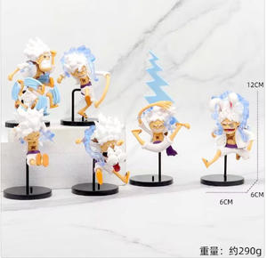 3D muñeca <span class=keywords><strong>Anime</strong></span> dibujos animados seathief <span class=keywords><strong>Luffy</strong></span> piezas conjuntos figuras de acción accesorios personalizados PVC Juguetes Coche decoración figura de acción regalos - Product Image 3