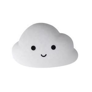 โคมไฟซิลิโคนระบบสัมผัสแบบสวิทช์ไฟกลางคืนไฟ LED โคมไฟกลางคืนติดผนังสำหรับห้องนอนรูปทรงสัตว์ทำจากซิลิโคนก้อนเมฆ - Product Image 1