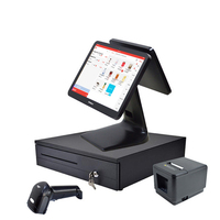 Terminal Punto de Venta Todo en Uno ZHONGJI A2D con Pantalla Táctil, Sistema Operativo Windows, CPU Intel Atom, 256 GB de RAM, Bluetooth, USB, Wi-Fi, NFC, Batería de 15000 mAh
