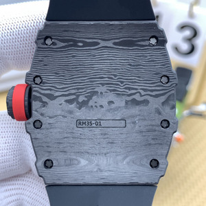 RM35-01Top Luxury Carbon Fiber Skeleton <b>Automatic</b> Watch Tonneau Case Sapphire Crystal Designer Style Men's Mechanical <b>Wristwatch</b> - Product Image 4
